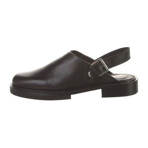 Maguire Black Leather Slingback Mule Clog 9.5 40